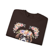 Geeky Goddess Saint Bernard Unisex Crewneck Sweatshirt