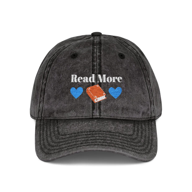 'Read More' Vintage Embroidered Cap