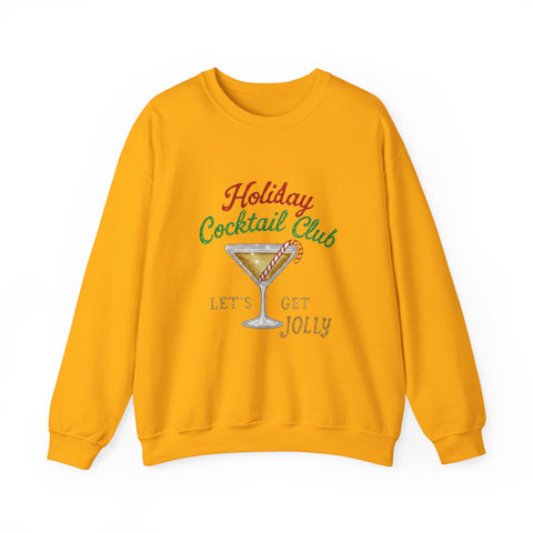Holiday Cocktail Club Sweatshirt | Lets Get Jolly Christmas Sweatshirt