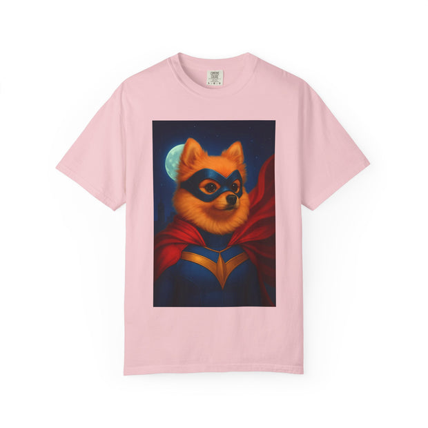 Superhero Pomeranian Unisex T-shirt