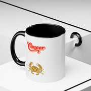 'Cancer' Zodiac Accent Coffee Mug