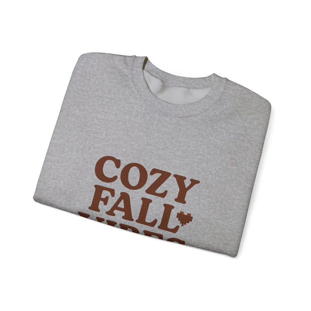 Cozy Fall Vibes Sweatshirt - Unisex Crewneck, Autumn Apparel, Perfect for Thanksgiving, Comfortable Gift, Casual Style