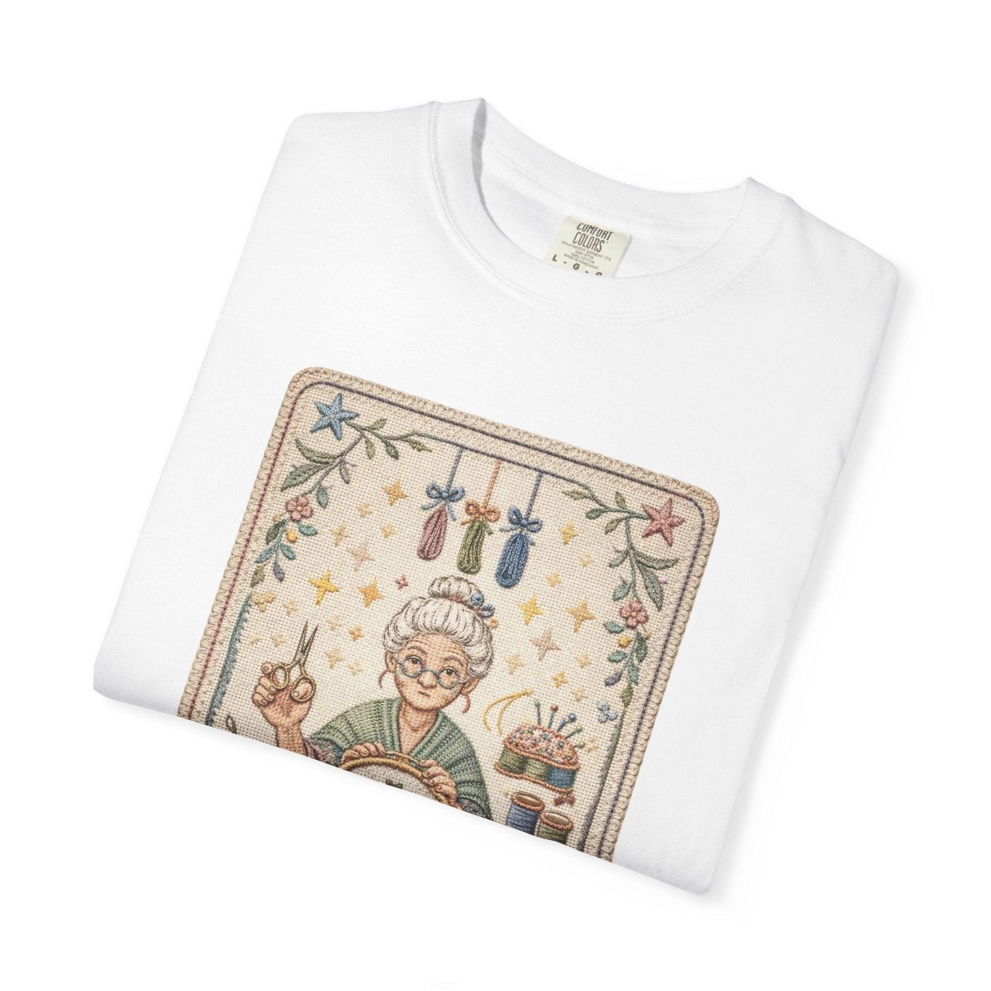 Grandma Hobbies Shirt, Vintage Cross Stitch Tee, Sewing Gift for Her, Embroidery Lover Shirt, Cottagecore Aesthetic