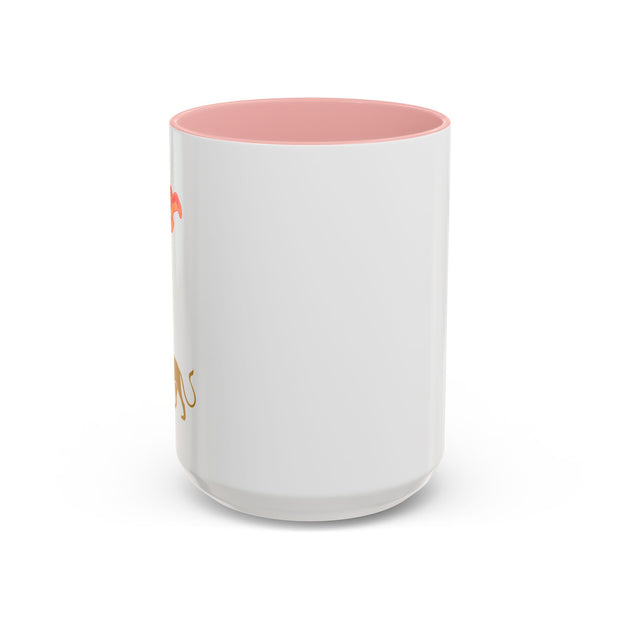 'Leo' Zodiac Accent Coffee Mug