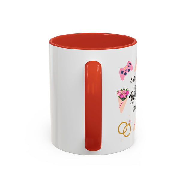 'Side Quest: Bridesmaid Duties' Accent Coffee Mug