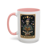 'The Bookworm' Tarot Card Accent Coffee Mug