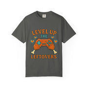 Gamer T-shirt - Level Up the Leftovers | Unisex Gaming Tee, Casual Wear, Game Night Shirt, Gift for Gamers, Funny Apparel