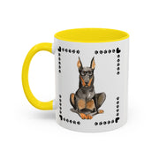 Geeky Good Doberman Accent Coffee Mug