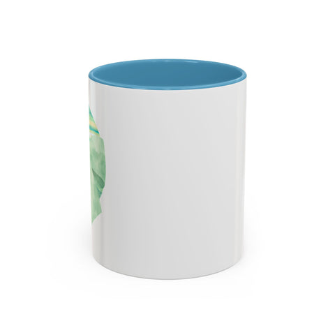 Green Planet Wrapped In A Bow Accent Coffee Mug