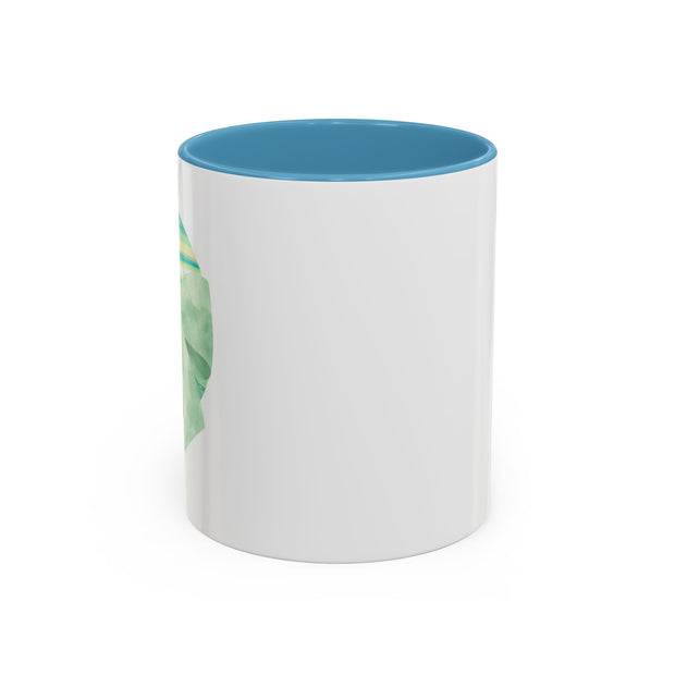 Green Planet Wrapped In A Bow Accent Coffee Mug