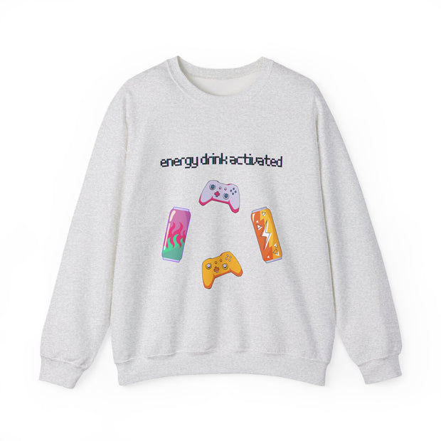'Energy Drink Activated' Unisex Crewneck Sweatshirt