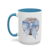 Moon Wrapped In A Bow Accent Coffee Mug