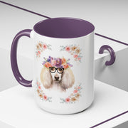Geeky Goddess French Poodle Accent Coffee Mug
