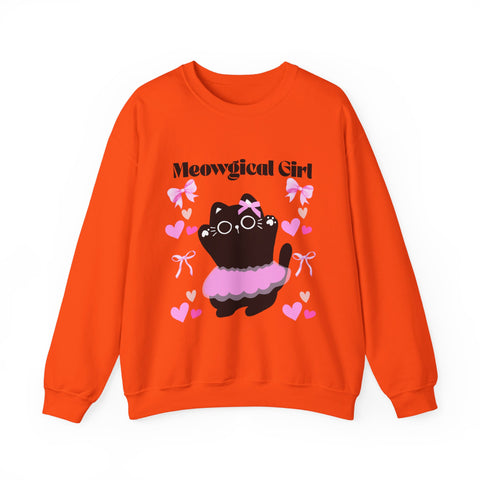 'Meowgical Girl' Unisex Crewneck Sweatshirt