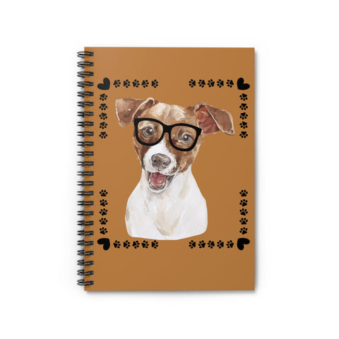 Geeky Good Jack Russell Spiral Notebook