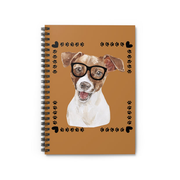 Geeky Good Jack Russell Spiral Notebook