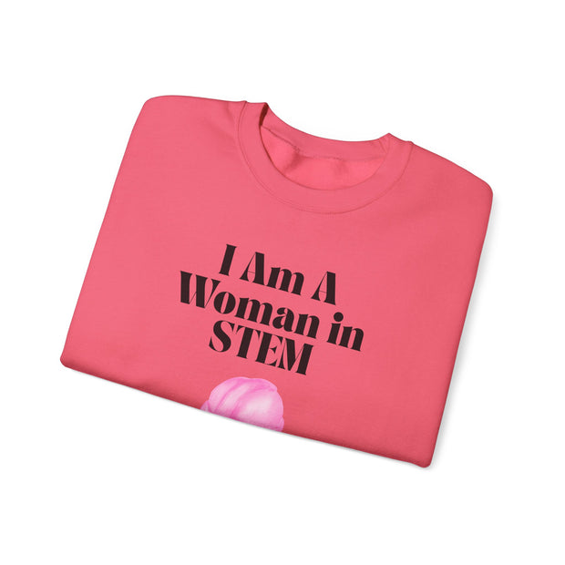 'I Am A Woman In STEM' Engineer Unisex Crewneck Sweatshirt