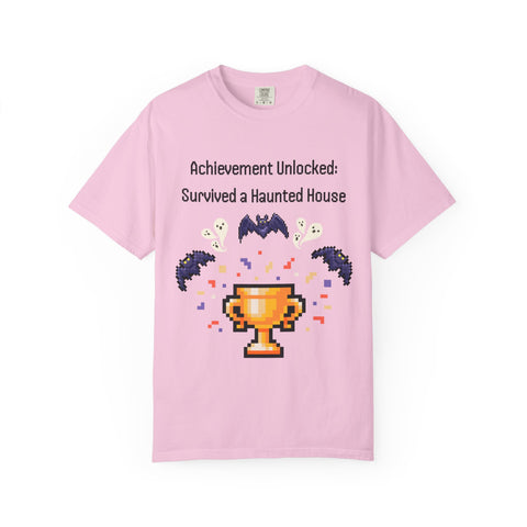 'Achievement Unlocked Haunted House' Unisex T-Shirt