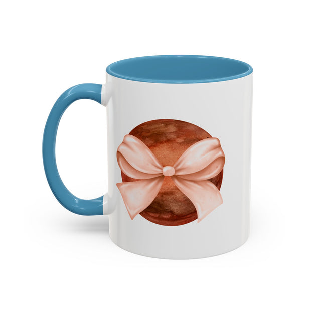 Mars Wrapped In A Bow Accent Coffee Mug