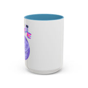 Astronaut Taking Off In Space Accent Coffee Mug