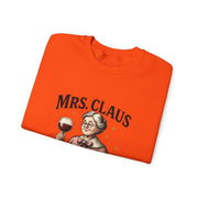 Mrs. Claus Wine Club Sweatshirt - Cozy Gift for Wine Lovers, Holiday Apparel, Funny Christmas Sweatshirt, Sip Happens Fashion