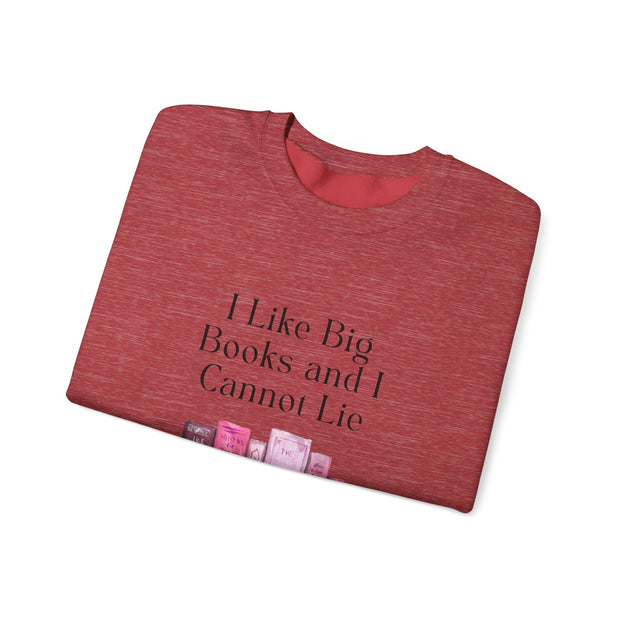 'I Like Big Books and I Cannot Lie' Unisex Crewneck Sweatshirt