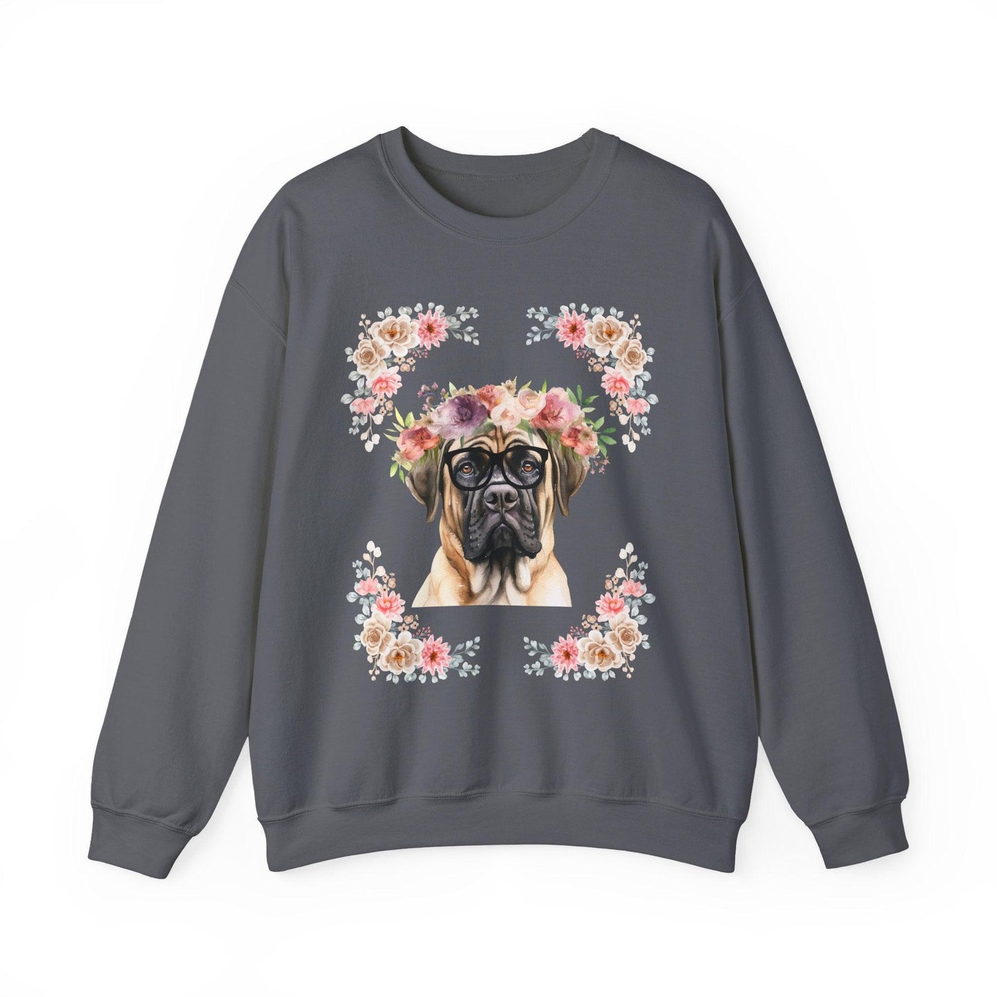 Geeky Goddess English Mastiff Unisex Crewneck Sweatshirt