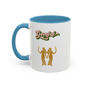 'Gemini' Zodiac Accent Coffee Mug