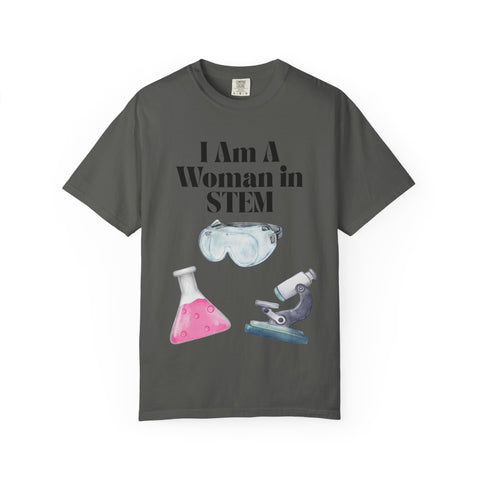 'I Am A Woman In STEM' Scientist Unisex T-shirt