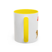 'Leo' Zodiac Accent Coffee Mug