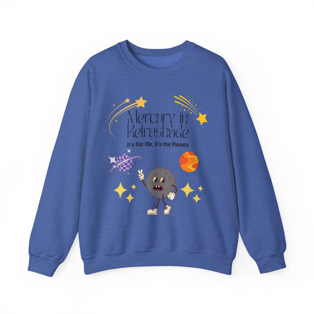 'Mercury In Retroshade: It's Not Me, It's The Planets' Unisex Crewneck Sweatshirt