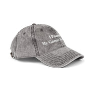 'I Paused My Game For This' Vintage Embroidered Cap