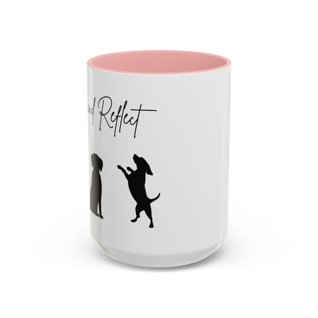 'Paws and Reflect' Dogs Accent Coffee Mug