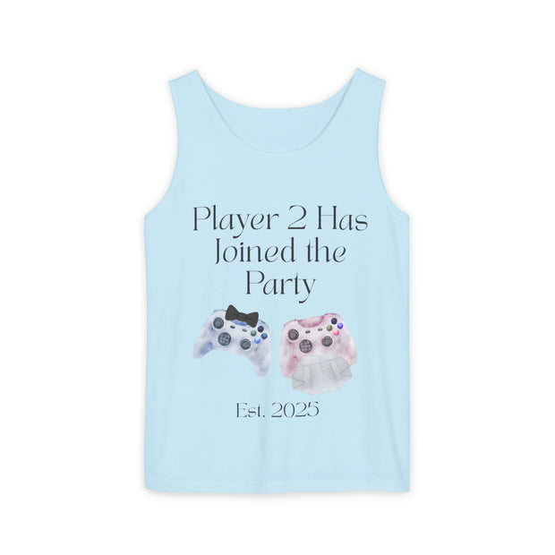 'Player 2 Has Joined the Party' 'Est. 2025' Unisex Tank Top