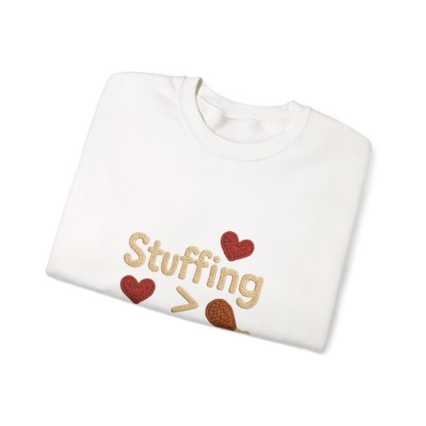 Stuffing Over Feelings Crewneck Sweatshirt | Funny Funny Thanksgiving Sweatshirt | Unisex Cozy Apparel | Holiday Gift for Foodies, [...]