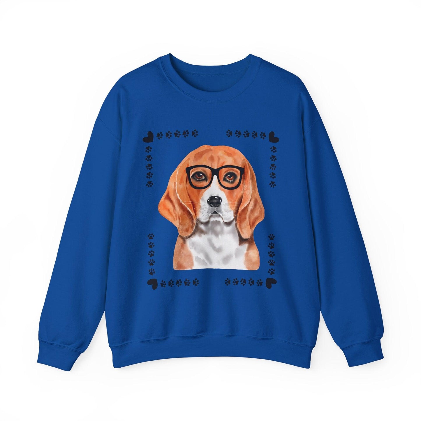 Geeky Good Beagle Unisex Crewneck Sweatshirt