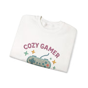Cozy Gamer Sweatshirt, Unisex Crewneck, Gaming Gift, Comfortable Outfit, Video Game Apparel, Casual Style