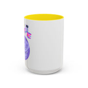 Astronaut Taking Off In Space Accent Coffee Mug