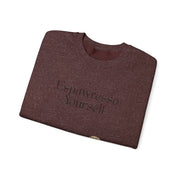 'Espawresso Yourself' Golden Retriever Unisex Crewneck Sweatshirt