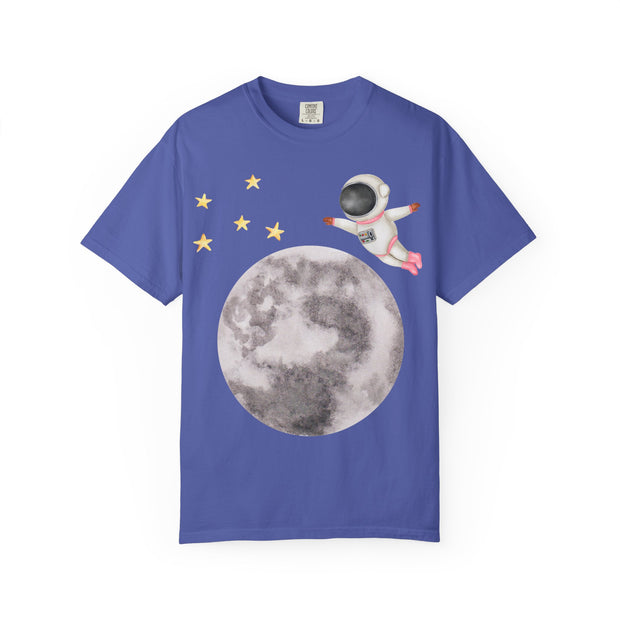 Astronaut Flying To The Moon Unisex T-Shirt