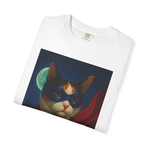 Superhero Tri-Colored Cat Unisex T-shirt