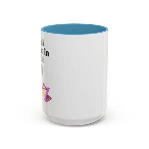 'I Am A Woman In STEM' Accent Coffee Mug