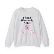 'I Am A Woman In STEM' Nurse Unisex Crewneck Sweatshirt