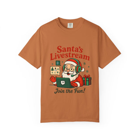'Santa Livestream: Join the Fun! ' T-Shirt