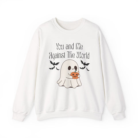 'You and Me Against The World' Unisex Crewneck Sweatshirt
