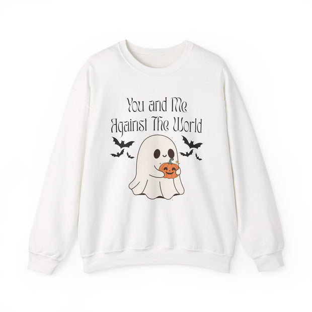 'You and Me Against The World' Unisex Crewneck Sweatshirt