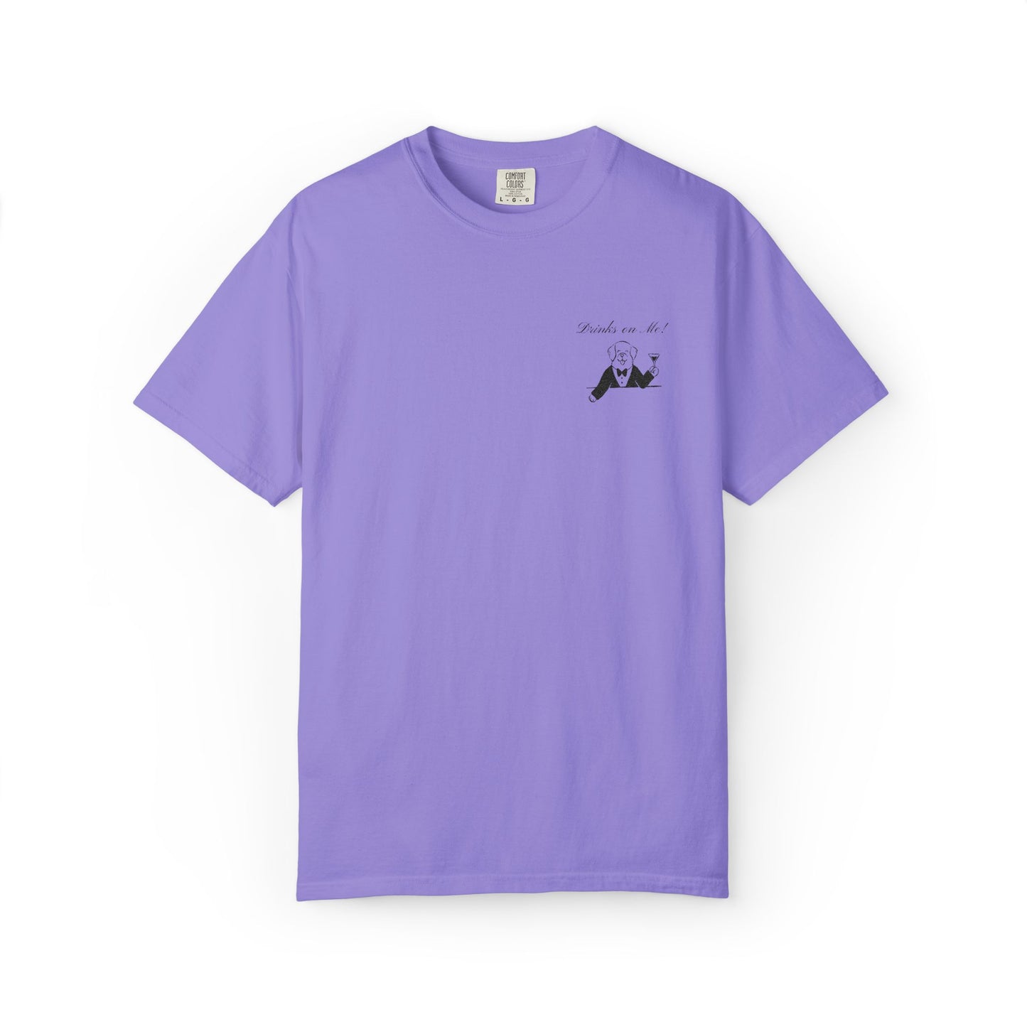 Drinks On Me Wedding Shirt, Funny Dog Bride Tee, Cocktail Hour Bridal Shirt, Cute Puppy Wedding Tee, Bachelorette Shirt