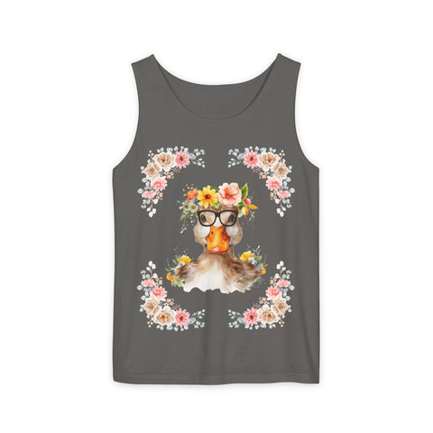 Geeky Goddess Duck Unisex Tank Top