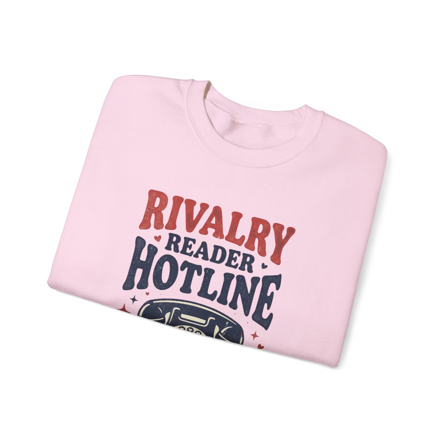 Rivalry Reader Hotline Sweatshirt, Hockey Romance Booktok Crewneck, Sports Romance Reader Pullover