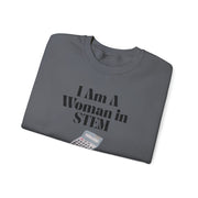 'I Am A Woman in STEM' Mathematics Unisex Crewneck Sweatshirt
